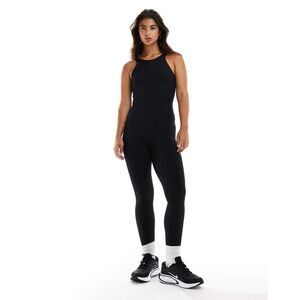 Nike NWT One Dri-fit Sleeveless Low-Back Bodysuit XS Black
